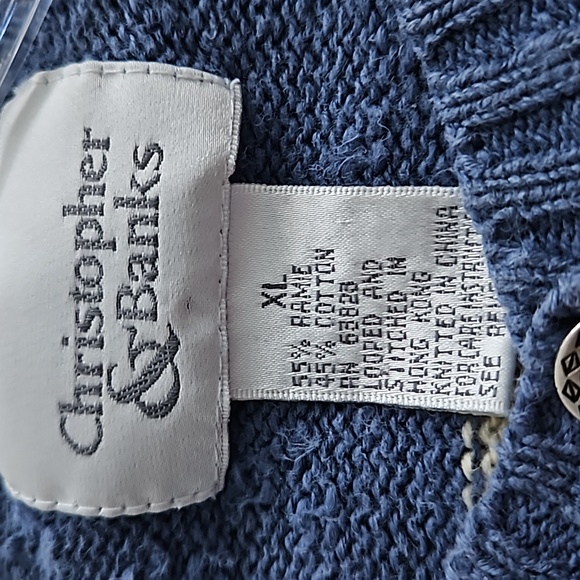 Y2K vintage southwestern button-front cardigan sweater size extra large - Picture 10 of 12